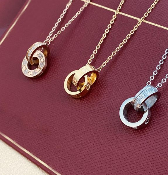 woman designer necklace pendant jewelry luxury chain double diamond ring romantic valentines day girlfriend gift high plating stai8034044, Silver
woman designer necklace pendant jewelry luxury chain double diamond ring romantic valentines day girlfriend gift high plating stai8034044, Silver