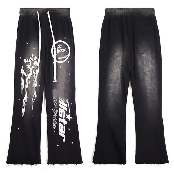 flared sweatpants hellstar joggers designer pants mens pants vintage loose hip-hop pants, Black
flared sweatpants hellstar joggers designer pants mens pants vintage loose hip-hop pants, Black