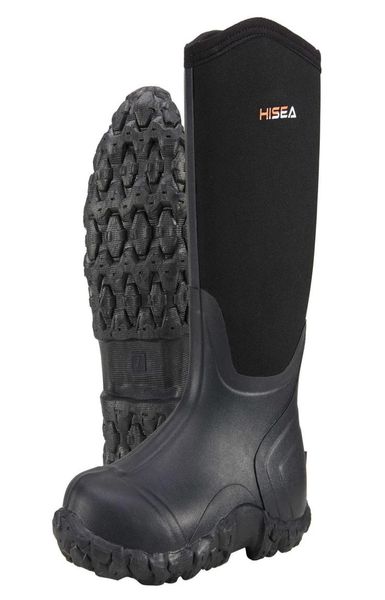 hisea men039s mid rain boots waterproof rubber boots for men muck mud boots outdoor 2110151600931, Black;red
hisea men039s mid rain boots waterproof rubber boots for men muck mud boots outdoor 2110151600931, Black;red