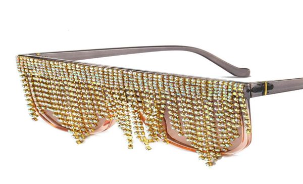 new handmade long tassel conjoined sunglasses women039s rhinestone large frame personalized7154632, Silver
new handmade long tassel conjoined sunglasses women039s rhinestone large frame personalized7154632, Silver