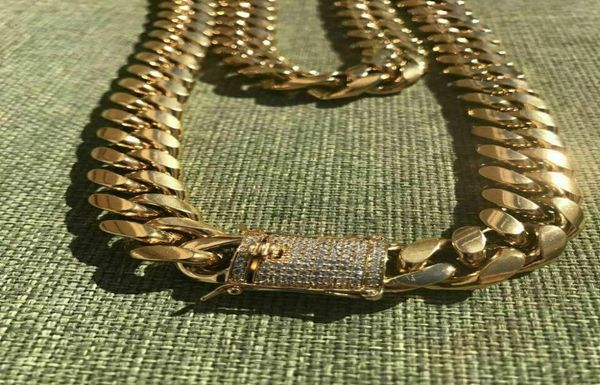 men039s miami cuban link chain 18k gold plated stainless steel 14mm diamond clasp6408690, Silver
men039s miami cuban link chain 18k gold plated stainless steel 14mm diamond clasp6408690, Silver