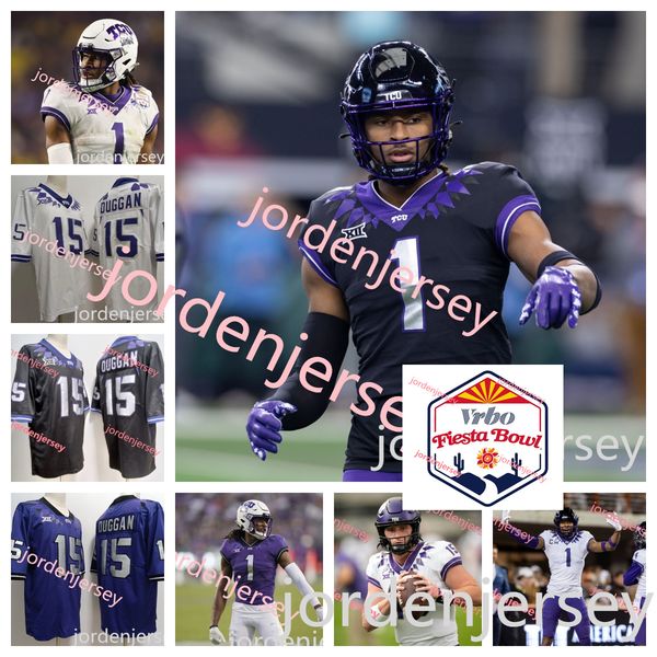 american college football wear 2023 national championship game #15 max duggan tcu jersey 2022 vrbo fiesta bowl stitched quentin joh, Black
american college football wear 2023 national championship game #15 max duggan tcu jersey 2022 vrbo fiesta bowl stitched quentin joh, Black