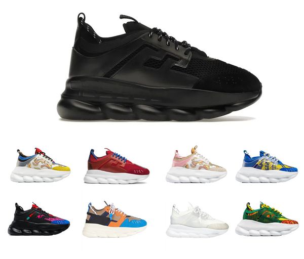 designers luxurys casual shoes platform chain reaction sneakers black multi white brown orange blue mens womens sports trainers shoes
designers luxurys casual shoes platform chain reaction sneakers black multi white brown orange blue mens womens sports trainers shoes