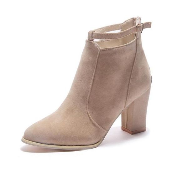 womens ladies winter pointed toe matt suede leather high heels casual ankle boots shoes botas femininas size 3542 f0263255322, Black
womens ladies winter pointed toe matt suede leather high heels casual ankle boots shoes botas femininas size 3542 f0263255322, Black