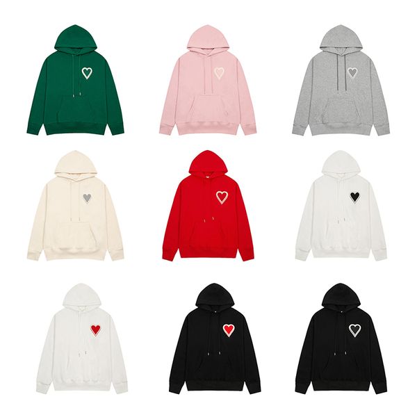 paris designer men hoodie male female designer amis paris hooded quality sweater embroidered red heart love winter round neck jumper couple, Black
paris designer men hoodie male female designer amis paris hooded quality sweater embroidered red heart love winter round neck jumper couple, Black