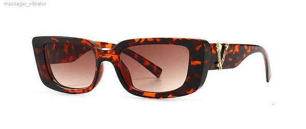 ins New Sunglasses modern box wind street sunglasses 4382-1 AIGU L0IL