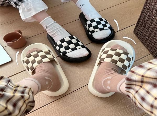 summer women flip flops men039s slippers sandals antislip checkerboard outdoor thick platform beach slides couple ladies shoes1419106, Black
summer women flip flops men039s slippers sandals antislip checkerboard outdoor thick platform beach slides couple ladies shoes1419106, Black