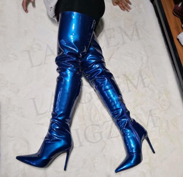 laigzem super women overtheknee boots stage party club heeled patent stiletto heels thigh high boot botines mujer big size 9108756, Black
laigzem super women overtheknee boots stage party club heeled patent stiletto heels thigh high boot botines mujer big size 9108756, Black