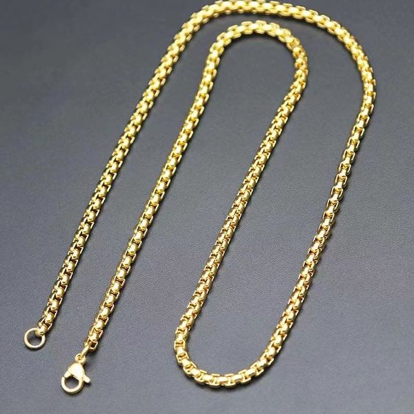 classic square pearl chain titanium steel hip hop personalized fashion necklace men's and women's square pearl necklace headpiece, Silver
classic square pearl chain titanium steel hip hop personalized fashion necklace men's and women's square pearl necklace headpiece, Silver