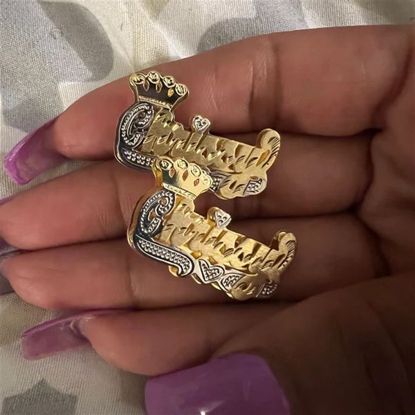 hoop huggie anting-anting nama kancing skrip berlapis ganda anting-anting dua nada kustom 3d papan nama anting-anting dengan hati untuk hadi, Golden;silver
hoop huggie anting-anting nama kancing skrip berlapis ganda anting-anting dua nada kustom 3d papan nama anting-anting dengan hati untuk hadi, Golden;silver