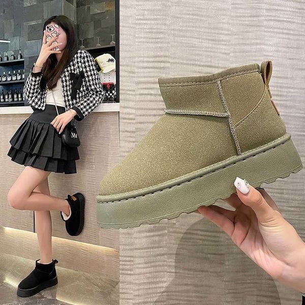 boots thick soled snow boots for womens new autumn and winter fur integrated short tube warm plush cotton shoes 230830, Black
boots thick soled snow boots for womens new autumn and winter fur integrated short tube warm plush cotton shoes 230830, Black