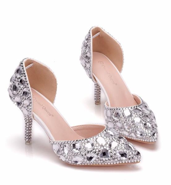 big size 3541 pointed luxury diamond wedding pumps hollow 75cm thin heels slipon women prom dress shoes6243158, Black
big size 3541 pointed luxury diamond wedding pumps hollow 75cm thin heels slipon women prom dress shoes6243158, Black