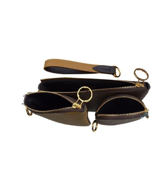 designer leather small wallet women mini coin purse zipper 3 pieces trio pouch clutch bags7558382, Red;black
designer leather small wallet women mini coin purse zipper 3 pieces trio pouch clutch bags7558382, Red;black