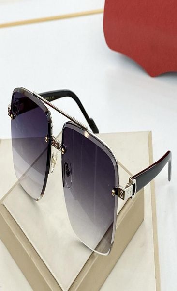new fashion sports sunglasses for men square clear lens buffalo horn glasses rimless frame oversized vintage gold silver metal sun2023727, White;black
new fashion sports sunglasses for men square clear lens buffalo horn glasses rimless frame oversized vintage gold silver metal sun2023727, White;black