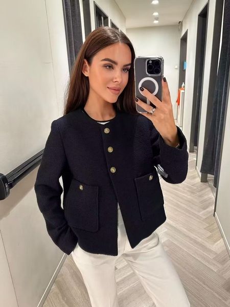 fashion women jackets coats 2023 winter casual o-neck long sleeve jackets female chic elegant coats outerwear new ins34, Black;brown
fashion women jackets coats 2023 winter casual o-neck long sleeve jackets female chic elegant coats outerwear new ins34, Black;brown