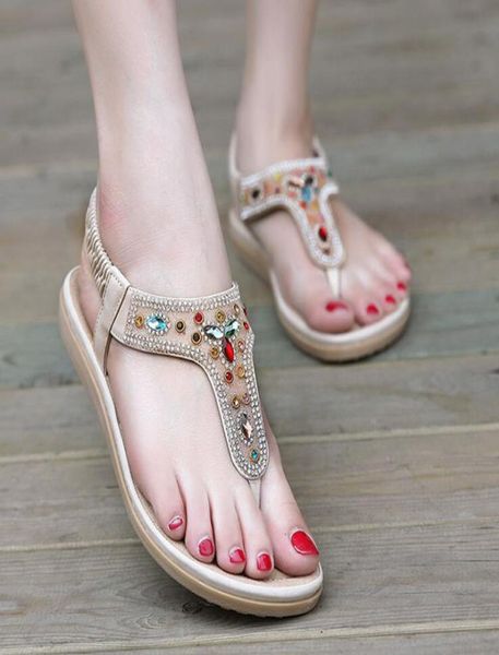2017 new women sandals female fahion bohemia women shoes slipper rhinestone shoes women summer flats plus size 5886550, Black
2017 new women sandals female fahion bohemia women shoes slipper rhinestone shoes women summer flats plus size 5886550, Black