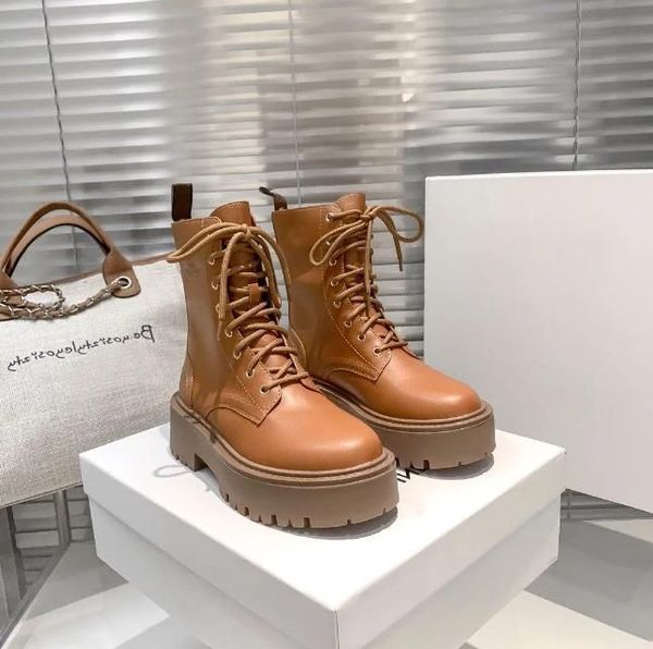 designer boots winter boots lace-up martin women's platform elevation booties brown round toe british style biker boots womens boots, Black
designer boots winter boots lace-up martin women's platform elevation booties brown round toe british style biker boots womens boots, Black