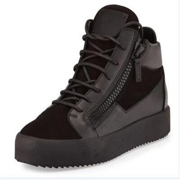 designer shoes genuine leather flat casual shoes men and women high help luxury sneakers trainers zip couple shoes 35-47, Black
designer shoes genuine leather flat casual shoes men and women high help luxury sneakers trainers zip couple shoes 35-47, Black