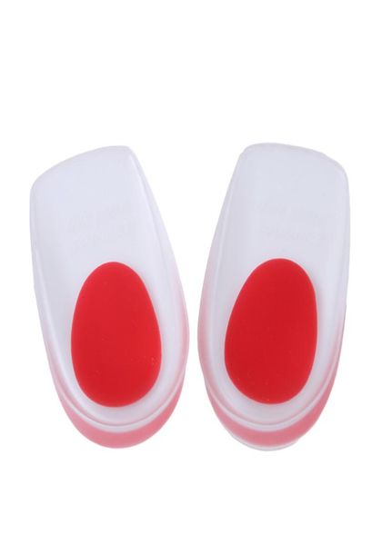 1 pair soft silicone gel insoles for heel spurs pain foot cushion foot massager care half heel insole pad height shoes increase1317302, White;pink
1 pair soft silicone gel insoles for heel spurs pain foot cushion foot massager care half heel insole pad height shoes increase1317302, White;pink