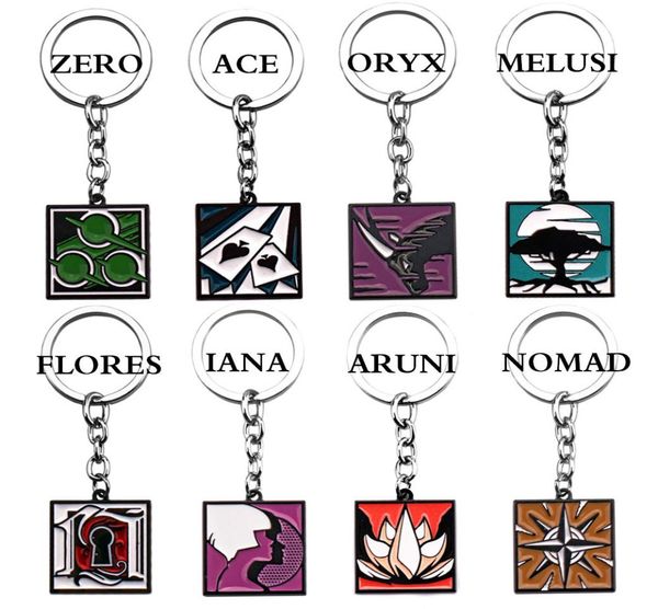 rainbow six 6 siege enamel keychain for men zero ace oryx melusi iana aruni nomad keyrings key holder car bag hanging jewelry9622051, Silver
rainbow six 6 siege enamel keychain for men zero ace oryx melusi iana aruni nomad keyrings key holder car bag hanging jewelry9622051, Silver