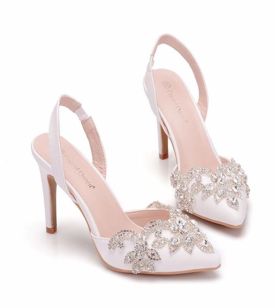 high heels ladies pointed toe dress shoes crystal wedding shoes bridal light luxury white slingback sandals3936291, Black
high heels ladies pointed toe dress shoes crystal wedding shoes bridal light luxury white slingback sandals3936291, Black