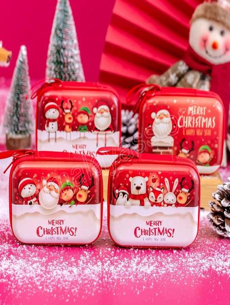 tinplate red coin purse earphone storage bag christmas gift santa claus elk pattern coin purse5351411, Red;black
tinplate red coin purse earphone storage bag christmas gift santa claus elk pattern coin purse5351411, Red;black
