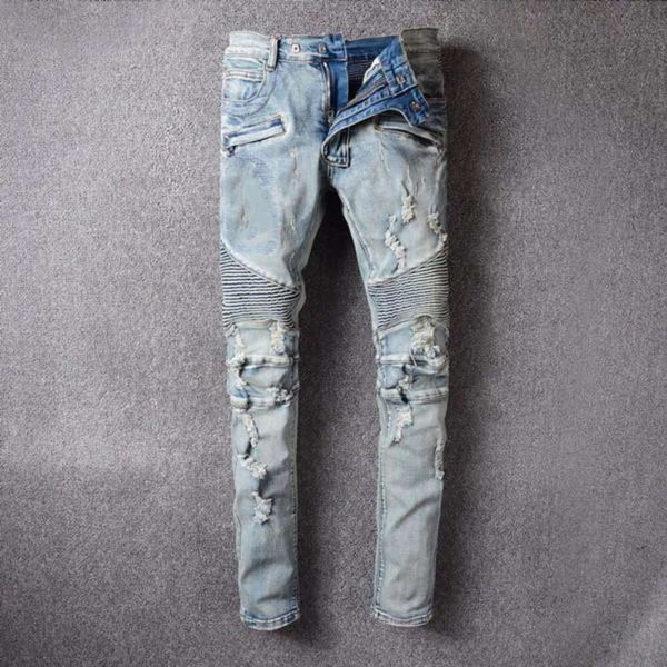 2021 mens jeans distressed motorcycle biker jean rock skinny slim ripped hole letter brand 8 colors denim pants size 28-40270, Blue
2021 mens jeans distressed motorcycle biker jean rock skinny slim ripped hole letter brand 8 colors denim pants size 28-40270, Blue