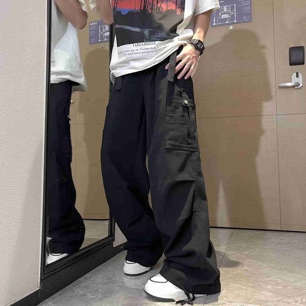 youth casual pants summer loose pants men's sports pants 100 match tide wide leg pants personality pants fashion cargo pants, Black
youth casual pants summer loose pants men's sports pants 100 match tide wide leg pants personality pants fashion cargo pants, Black
