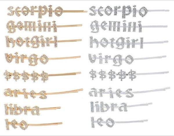 12 zodiac rhinestone hair pins crystal shiny rhinestones word letters hair clips 12 constellations diamond hair accessories5705482, Silver
12 zodiac rhinestone hair pins crystal shiny rhinestones word letters hair clips 12 constellations diamond hair accessories5705482, Silver