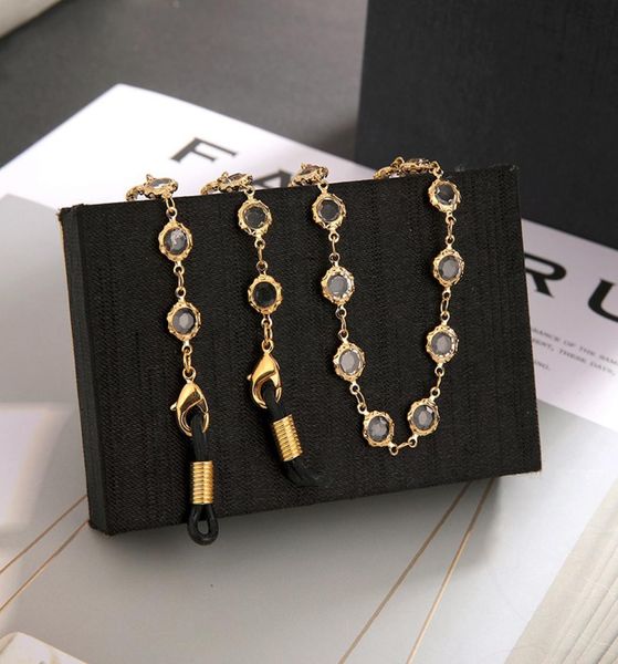 crystal glasses neck chain for women beaded sunglasses chains lanyard eyeglasses strap cord gold color metal rope8439345
crystal glasses neck chain for women beaded sunglasses chains lanyard eyeglasses strap cord gold color metal rope8439345
