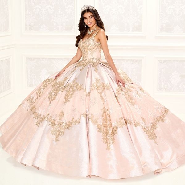 pink quinceanera dresses v-neck spaghetti strap ball gown satin sweet 16 dresses gold applique lace bow train elegant prom dress, Blue;red
pink quinceanera dresses v-neck spaghetti strap ball gown satin sweet 16 dresses gold applique lace bow train elegant prom dress, Blue;red