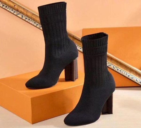 high heel boots woman shoes in autumn and winter knitted elastic boots thick heel socks boots lady letter high heels large si1367733, Black
high heel boots woman shoes in autumn and winter knitted elastic boots thick heel socks boots lady letter high heels large si1367733, Black