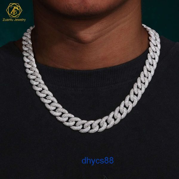 925 silver gra moissanite 13mm 3 rows wide diamond iced out 18inches necklace miami cuban link chain for hiphop rapper life
925 silver gra moissanite 13mm 3 rows wide diamond iced out 18inches necklace miami cuban link chain for hiphop rapper life