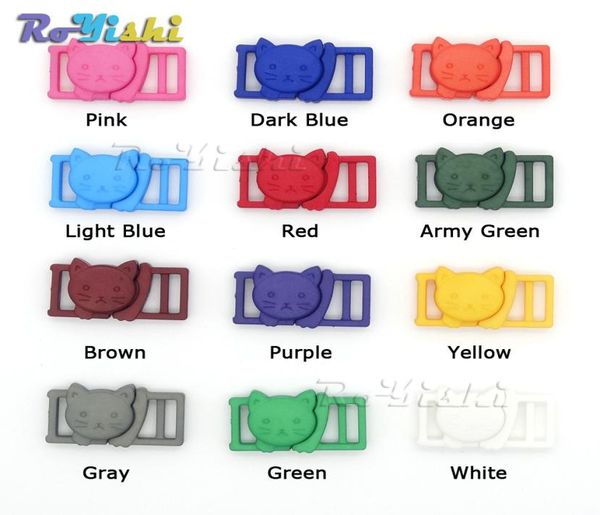 100pcslot 38quot mixed color cathead plastic safty breakaway buckles for bra cat collar paracord webbing garment accessories3244646, Black
100pcslot 38quot mixed color cathead plastic safty breakaway buckles for bra cat collar paracord webbing garment accessories3244646, Black