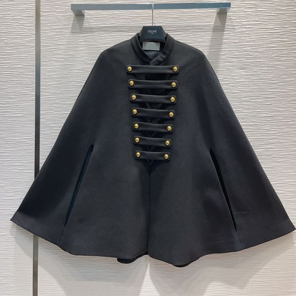 australian designer early autumn black cloak jacket