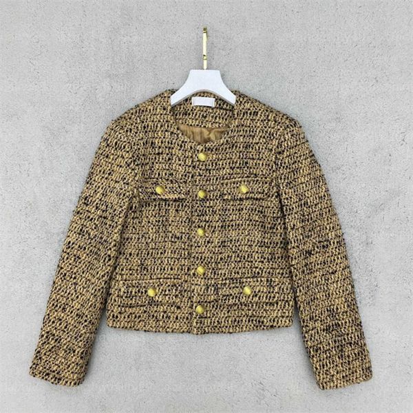 luxury women jacket womens designer coat long sleeved four pocket short style patterned woolen coats metal buckle decoration exquisite desig, Black;brown
luxury women jacket womens designer coat long sleeved four pocket short style patterned woolen coats metal buckle decoration exquisite desig, Black;brown