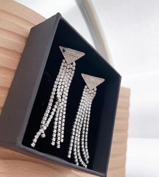 fashion dangle earrings p designer jewelry white triangle long tassel chain love diamond women earrings with box8477549, Silver
fashion dangle earrings p designer jewelry white triangle long tassel chain love diamond women earrings with box8477549, Silver