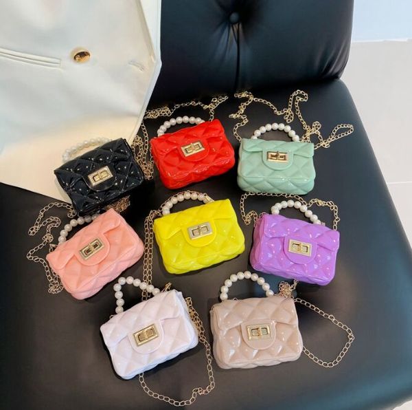 summer children pearl handbag mini girls chain jelly bags small kids coin purse, Black
summer children pearl handbag mini girls chain jelly bags small kids coin purse, Black