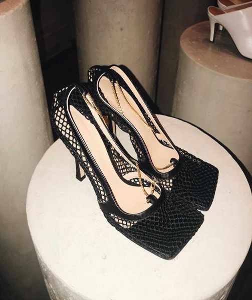 vintage square toe stretch pumps women gold chain high heels shoes women air mesh designer womens shoes8095226, Black
vintage square toe stretch pumps women gold chain high heels shoes women air mesh designer womens shoes8095226, Black