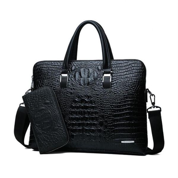 whole brand pack fashion crocodile print business briefcase trendy cross section crocodile leather man handbag multi function 315m
whole brand pack fashion crocodile print business briefcase trendy cross section crocodile leather man handbag multi function 315m