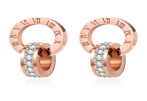 woman fashion rose gold stud earrings des boucles for lady women party wedding gift engagement jewelry stone earring 9762665, Golden;silver
woman fashion rose gold stud earrings des boucles for lady women party wedding gift engagement jewelry stone earring 9762665, Golden;silver
