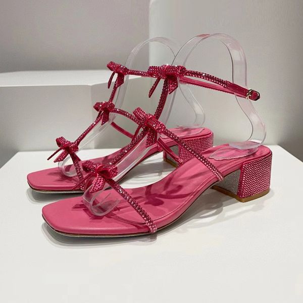 rene caovilla bowties chunky heel rhinestone sandal crystal embellished evening shoes pink women sandals luxury designers dress shoe ankle s, Black
rene caovilla bowties chunky heel rhinestone sandal crystal embellished evening shoes pink women sandals luxury designers dress shoe ankle s, Black