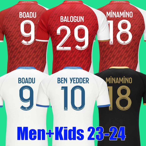 23 24 maillot as soccer jerseys monaco kids kit foot 2023 2024 balogun football shirt 2023 2024 home away survetement de foot boadu ben yedd, Black;yellow
23 24 maillot as soccer jerseys monaco kids kit foot 2023 2024 balogun football shirt 2023 2024 home away survetement de foot boadu ben yedd, Black;yellow