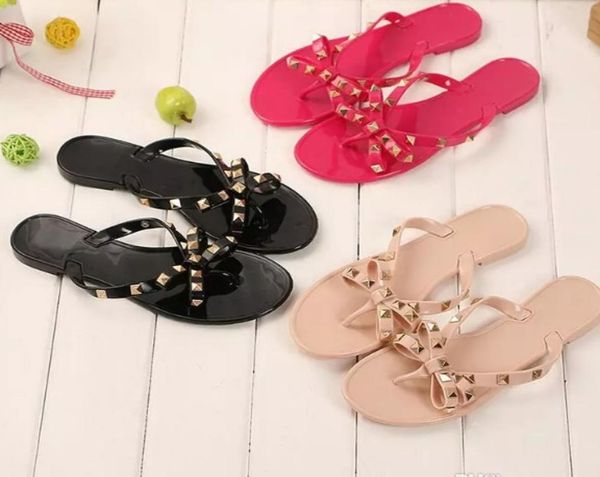 new summer women flip flops slippers flat sandals bow rivet fashion pvc crystal beach shoes dh529196998, Black
new summer women flip flops slippers flat sandals bow rivet fashion pvc crystal beach shoes dh529196998, Black