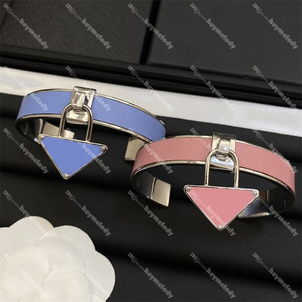 candy color triangle designer bracelets women men wide brim bracelet letter lock metal bracelets, Golden;silver
candy color triangle designer bracelets women men wide brim bracelet letter lock metal bracelets, Golden;silver