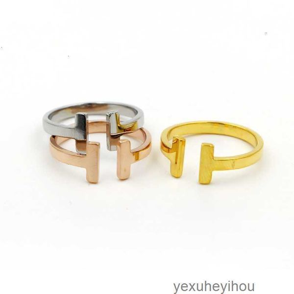 arrive 316l stainless steel fashion double t ring jewelry for woman man lover rings 18k gold-color rose bijoux no have any, Silver
arrive 316l stainless steel fashion double t ring jewelry for woman man lover rings 18k gold-color rose bijoux no have any, Silver