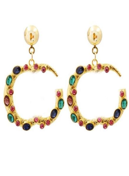trendy brand earrings studs colorful diamond earrings letters designer earrings women shiny rinestone charm zircon noble earring2434792, Golden
trendy brand earrings studs colorful diamond earrings letters designer earrings women shiny rinestone charm zircon noble earring2434792, Golden
