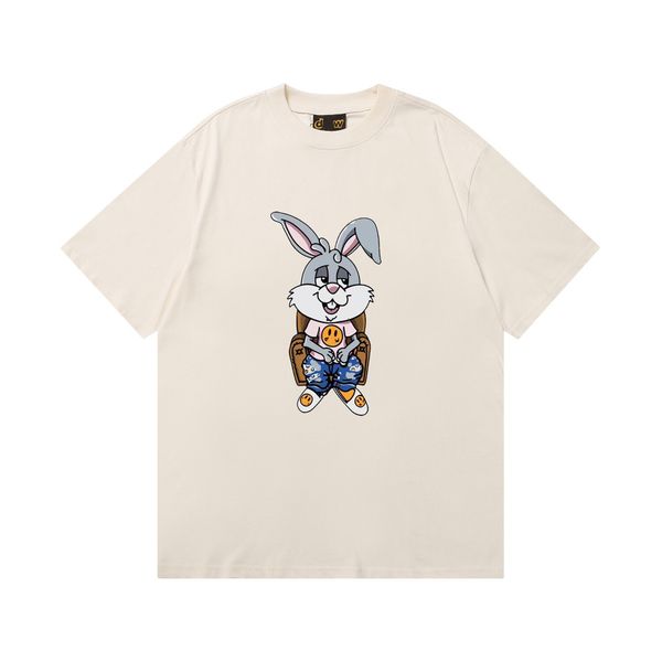 t-shirt designer rabbit print trendy loose tees smiling face couple clothing short sleeve letter street tshirt, White;black
t-shirt designer rabbit print trendy loose tees smiling face couple clothing short sleeve letter street tshirt, White;black