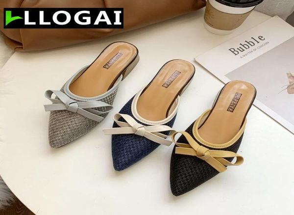 women pointed toe low heel slide sandals summer bow slippers woven beach shoes woman mules flat va9321159570, Black
women pointed toe low heel slide sandals summer bow slippers woven beach shoes woman mules flat va9321159570, Black
