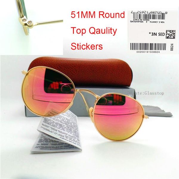 luxury round glass lens men women brand designer sunglasses uv400 3447 51mm vintage mirror shade classic goggle sticke4895864, White;black
luxury round glass lens men women brand designer sunglasses uv400 3447 51mm vintage mirror shade classic goggle sticke4895864, White;black